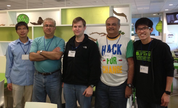 The Eating Healthy for Less hackathon team